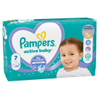 Pampers, Active Baby, pieluszki, rozmiar 7, 15 kg+, 44 szt.