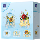 Pantasy, wózek kwiatowy ze słonecznikiem, klocki konstrukcyjne, 265 elementów