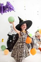 PartyDeco, czapka Wiedźmy, czarny, 1 szt.