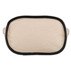 Peterson, kosmetyczka torba, tkanina syntetyczna, beżowo-czarna