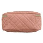 Peterson, kosmetyczka z uchwytem, tkanina syntetyczna, różowa