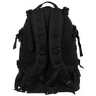 Peterson, plecak militarny, 3-komorowy, czarny