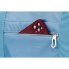 Peterson, sportowa torba podróżna z uchwytem na walizkę, błękitna