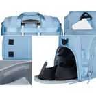 Peterson, torba podróżna z uchwytem na walizkę, błękitna