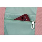 Peterson, torba podróżna, zielono-różowa