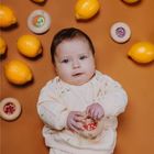 Petit Boum, grzechotka sensoryczna, bakłażan