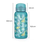 Petite&Mars, butelka termiczna ze stali nierdzewnej z ustnikiem, delicate flowers, 500 ml