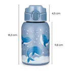 Petite&Mars, butelka termiczna ze stali nierdzewnej ze słomką, work zone, 350 ml