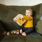 Petite&Mars, Gravity Wood of Mars, drewniany sorter, Aurora Pink