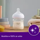 Philips Avent, Responsywne Butelki Natural, szklana butelka, 120 ml