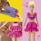 Play-Doh, Barbie Projektantka, Falbanki i kokardki, zestaw kreatywny z lalką