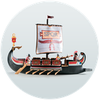 Playmobil, History, Rzymska galera, 5390