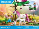 Playmobil, Princess Magic, Magiczna stajnia jednorożców dla mamy i źrebaka, 71839