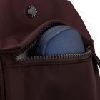 Plecak miejski, bordowy, Peterson