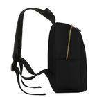 Plecak miejski, czarny, skóra ekologiczna, Peterson