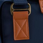 Plecak miejski, granatowo-brązowy, Peterson