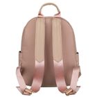 Plecak miejski, różowy, skóra ekologiczna, Peterson