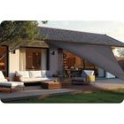 Plonos, żagiel przeciwsłoneczny trójkątny, szary, 7m2