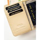 Portfel, beżowy, skóra ekologiczna, Peterson