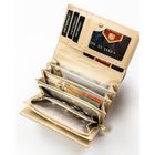 Portfel, beżowy, skóra ekologiczna, Peterson