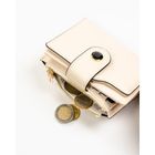 Portfel, beżowy, skóra ekologiczna, Peterson