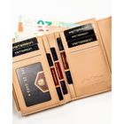 Portfel, beżowy, skóra ekologiczna, Peterson