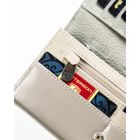 Portfel, biały, skóra ekologiczna, Peterson