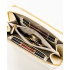 Portfel, biały, skóra ekologiczna, RFID, Peterson