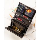 Portfel, brązowy, RFID, Peterson