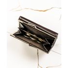 Portfel, brązowy, skórzany, Peterson