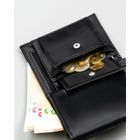 Portfel, czarny, skóra ekologiczna, 4U Cavaldi