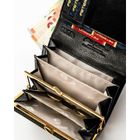 Portfel, czarny, skóra ekologiczna, Peterson