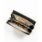 Portfel, czarny, skóra ekologiczna, RFID, Peterson