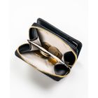 Portfel, czarny, skóra naturalna i ekologiczna, Peterson