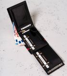 Portfel, czarny, skórzany, Peterson