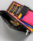 Portfel, czarny, skórzany, Peterson