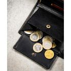 Portfel, czarny, skórzany, Peterson