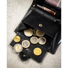 Portfel, czarny, skórzany, Peterson