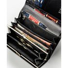 Portfel, czarny, skórzany, Peterson