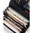 Portfel, czarny, skórzany, Peterson