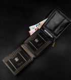 Portfel, czarny, skórzany, RFID, Always Wild