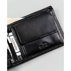 Portfel, czarny, skórzany, RFID, Loren