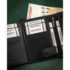 Portfel, czarny, skórzany, RFID, Rovicky