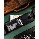 Portfel, czarny, skórzany, RFID, Rovicky