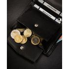 Portfel, czarny, skórzany, Ronaldo