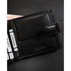 Portfel, czarny, skórzany, Ronaldo