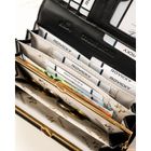 Portfel, czarny, skórzany, Rovicky