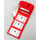 Portfel, czerwony, skóra ekologiczna, 4U Cavaldi