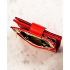 Portfel, czerwony, skóra ekologiczna, Rovicky