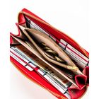 Portfel, czerwony, skóra ekologiczna, Rovicky